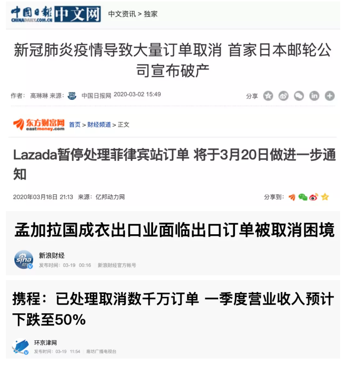 大量卫浴外贸订单被暂停取消，外贸出口受疫情冲击大